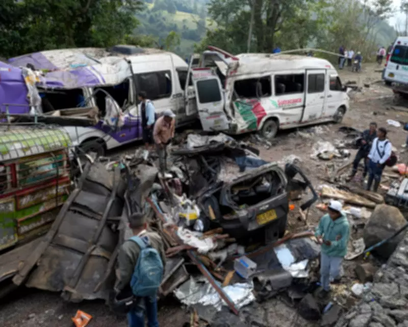 Colombia Highway Bombing Kills 20 Ahead of Presidential Elections
