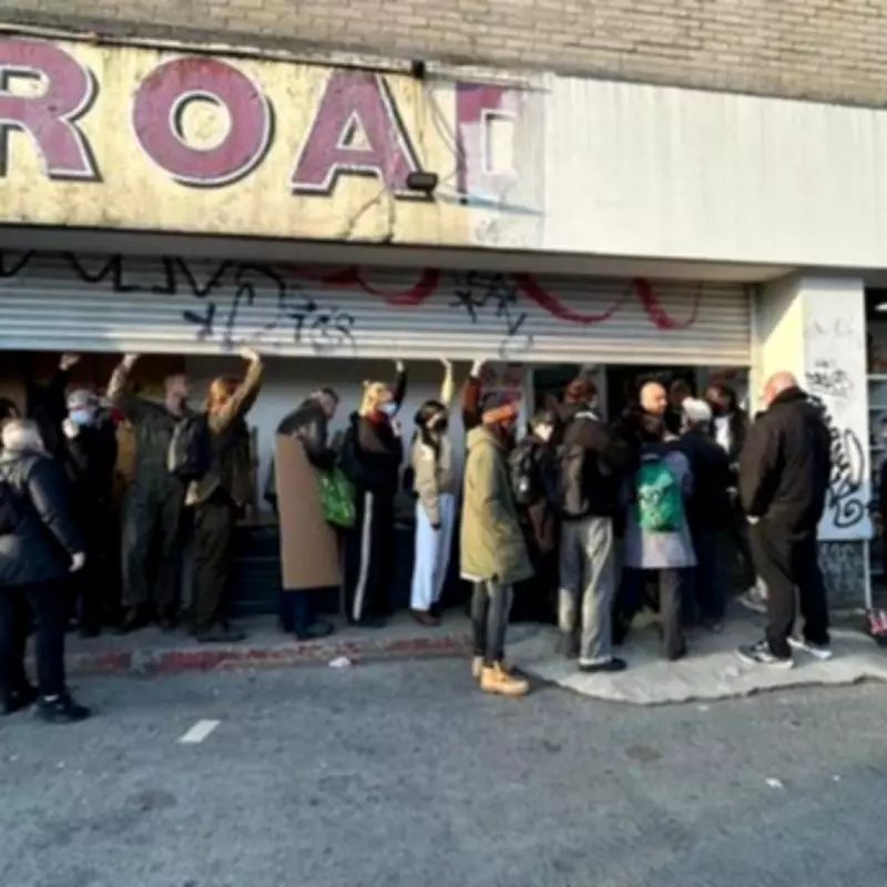 Dalston Market Traders Defy Eviction by Physically Blocking Shutters