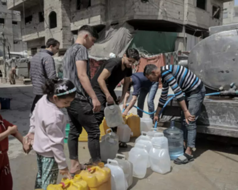 Deadly Israeli Attacks Worsen Gaza's Water Shortage Crisis