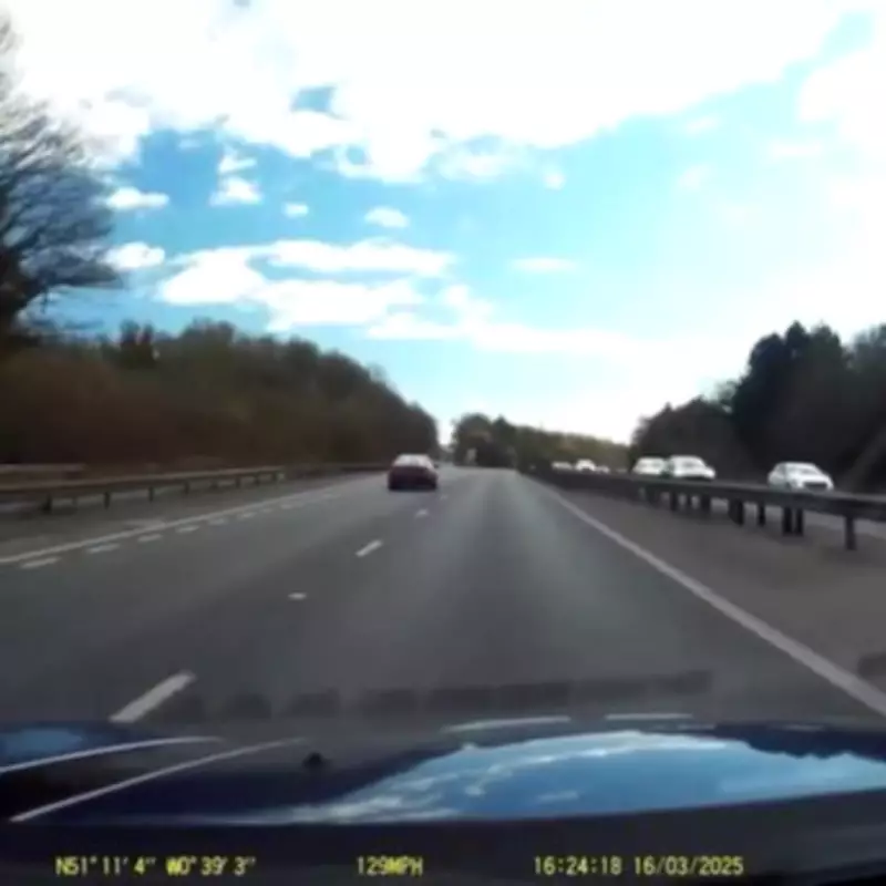Driver Banned After Dashcam Catches Him Speeding at 130mph on A3