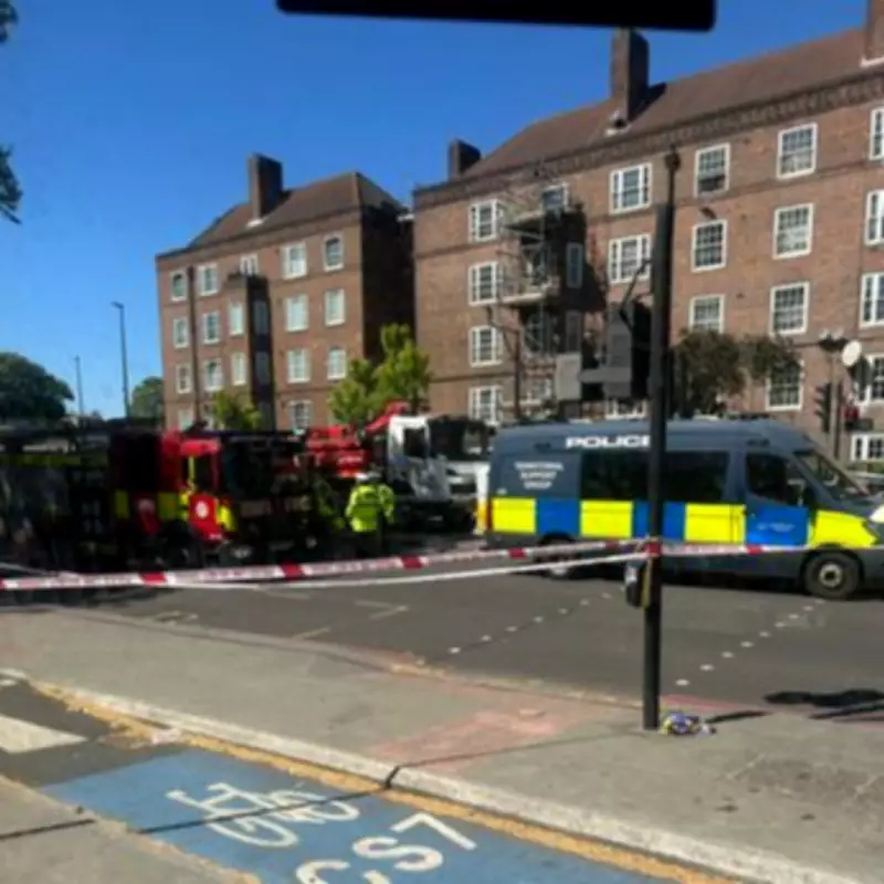 Fatal Crash Shuts Major Road Outside Oval Tube Station in Kennington