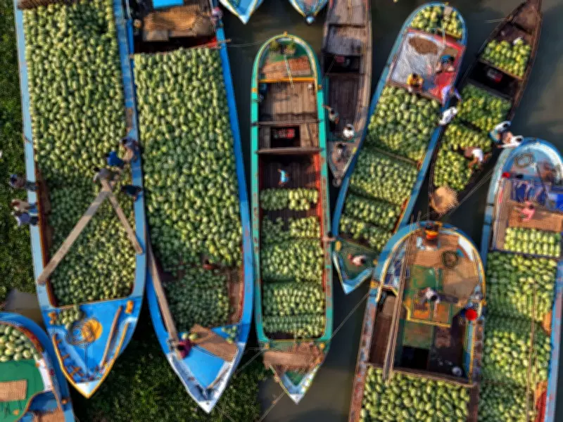 Global Photo Roundup: From Bangladesh Watermelon Market to Pope's Angola Visit