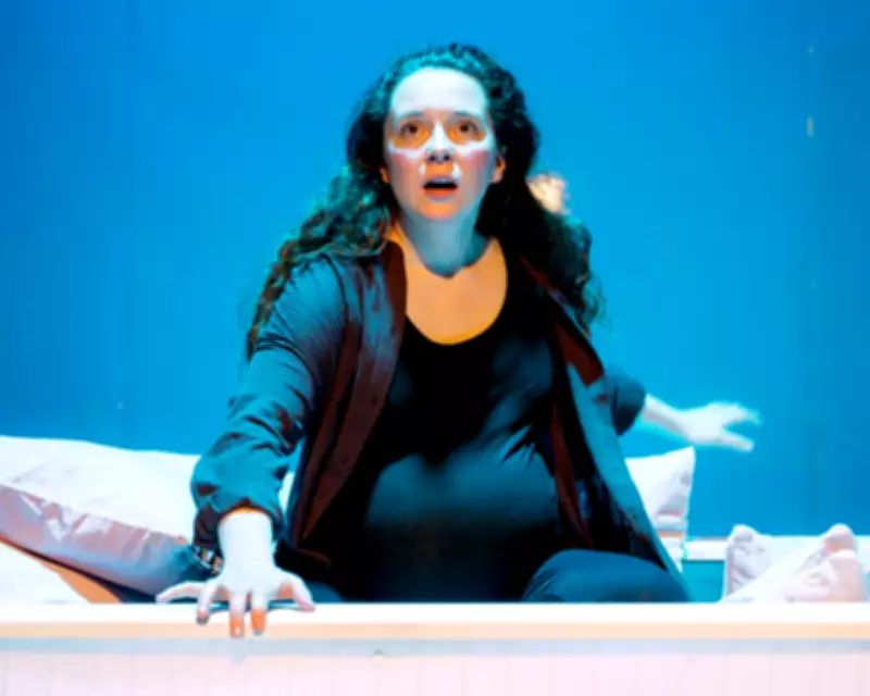 Gush Theatre Review: Jessica Hardwick's Superb Performance as Expectant Mother