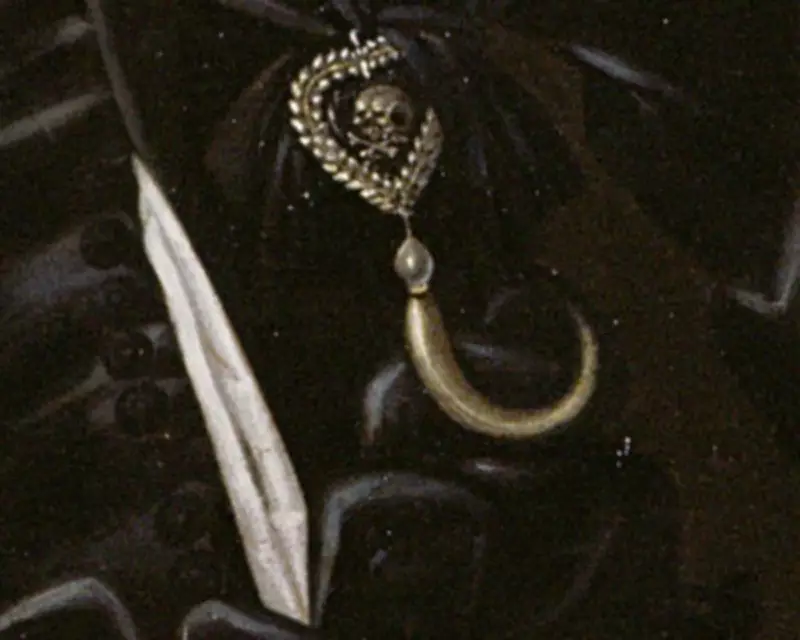 Hamnet-Era Mourning Jewel Rediscovered After 400 Years in Historic Painting