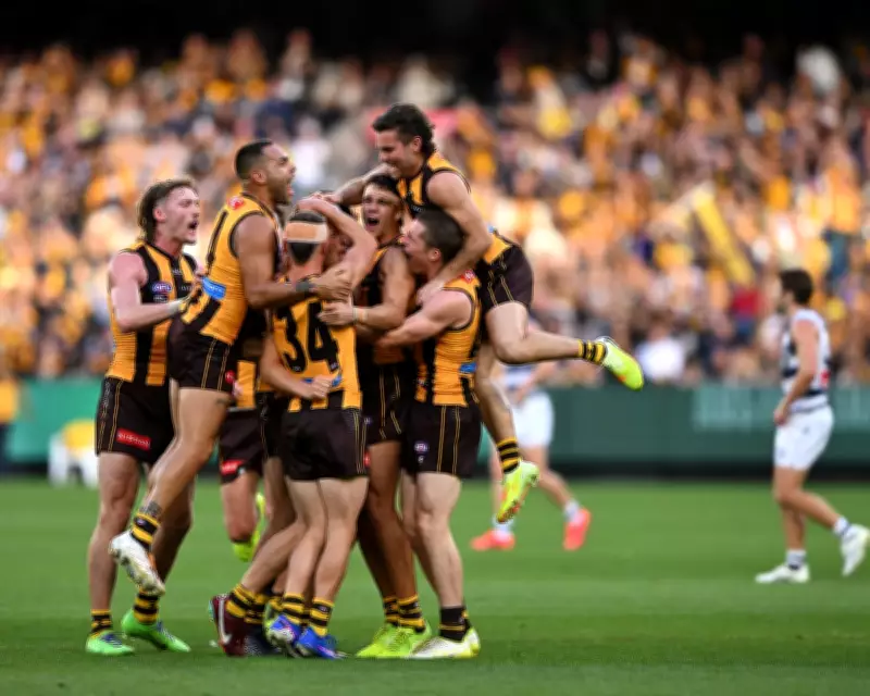 Hawthorn Edges Geelong in Epic Easter Monday AFL Thriller at MCG