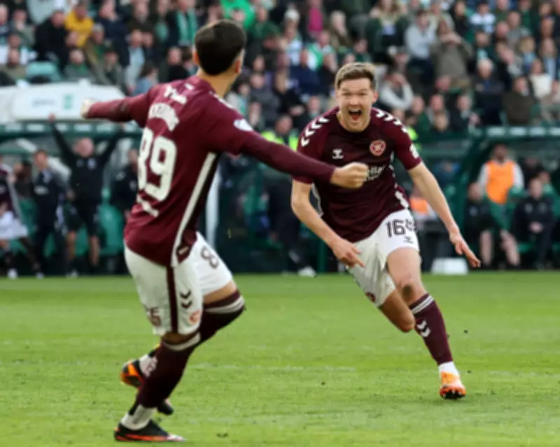 Hearts Leave It Late to Beat Nine-Man Hibernian in Thrilling Edinburgh Derby