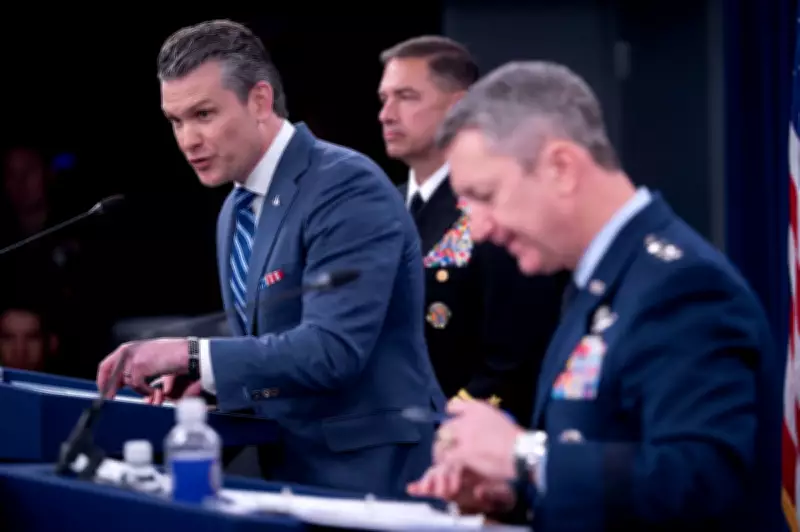 Hegseth Vows to Destroy Iran's Energy Grid, Compares Press to Pharisees