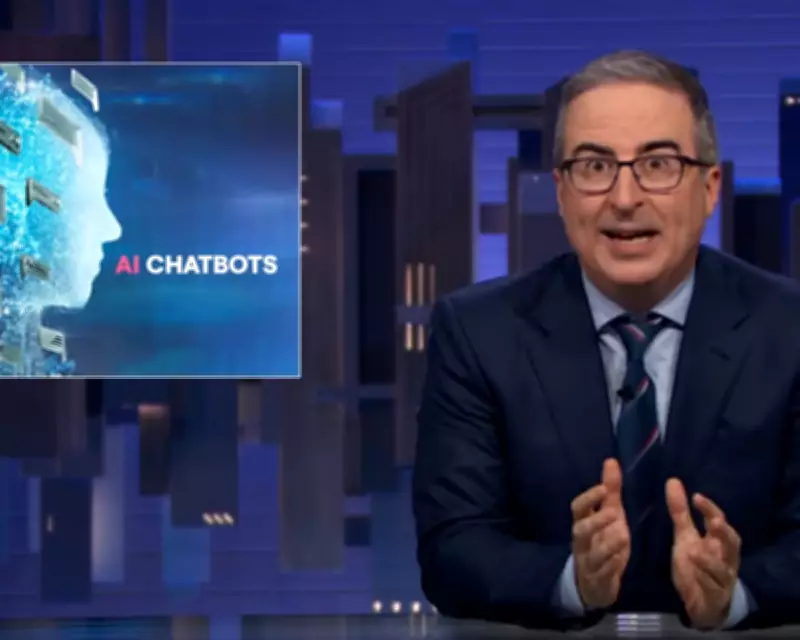 John Oliver Slams AI Chatbots as Dangerous, Horny, and Exploitative