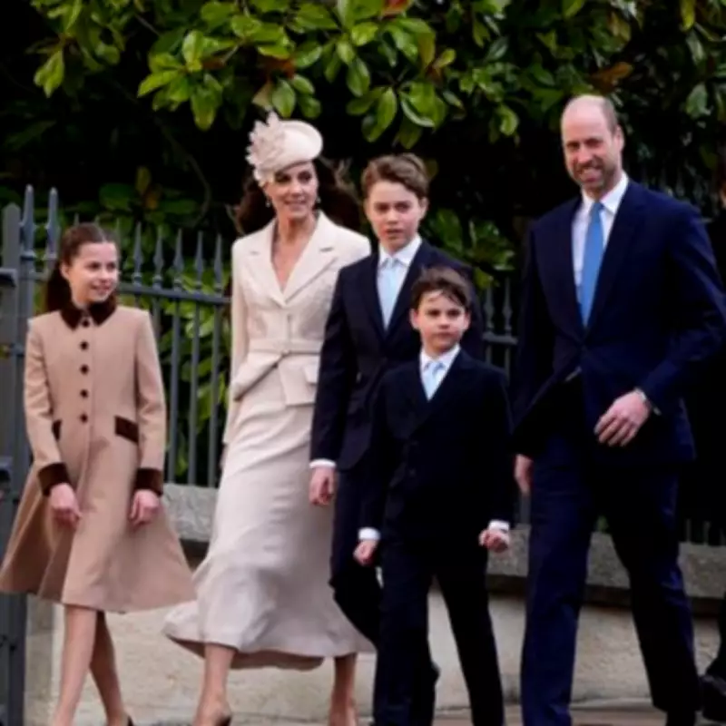 Kate Middleton and Prince William Attend Easter Service with Children After Cancer Diagnosis