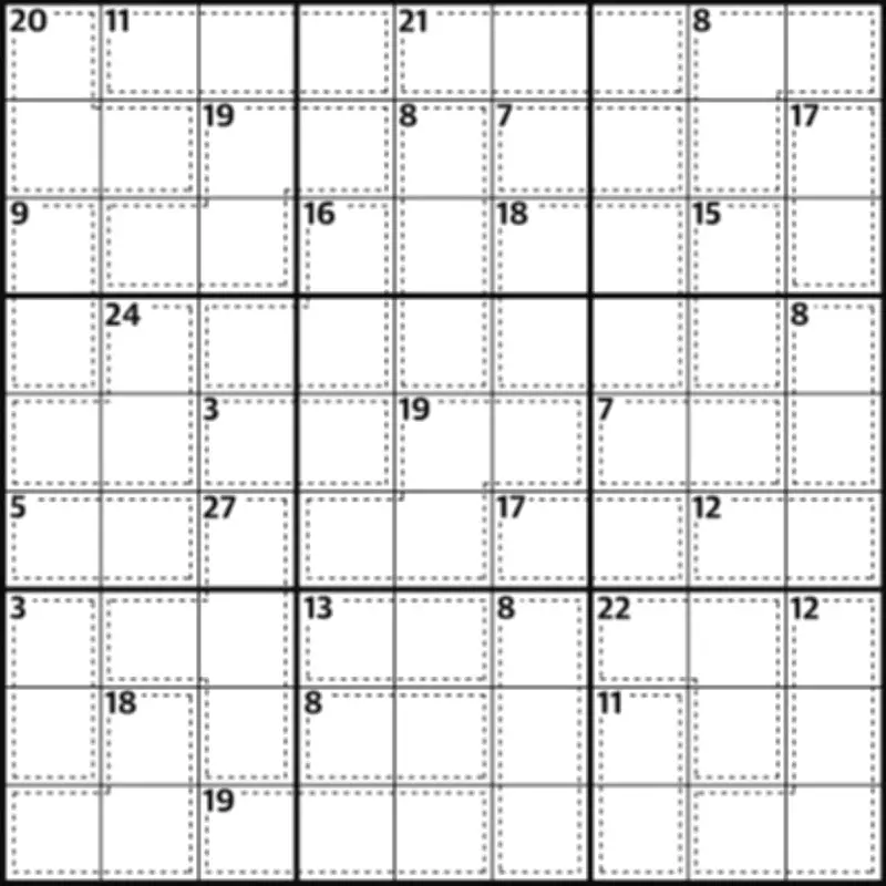 Killer Sudoku 1,019: Solve the Puzzle and Check Answers