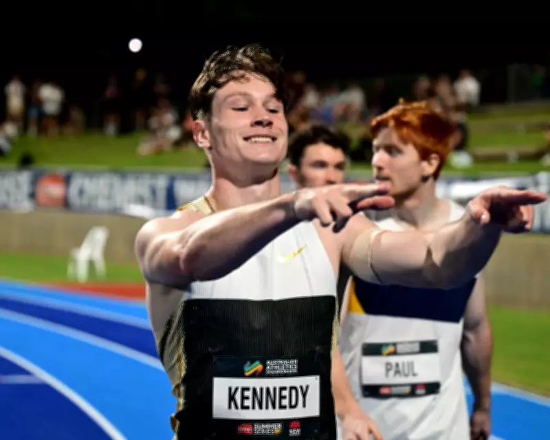 Lachlan Kennedy Breaks 10-Second Barrier in 100m as Jess Hull's Dramatic Fall Sparks Controversy