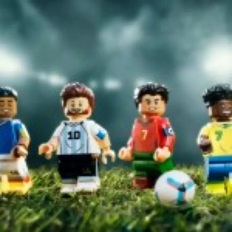 Lego Unveils Exclusive Minifigure Displays for Football Legends Ronaldo, Messi, and More