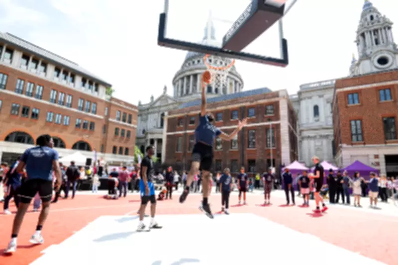 London Sports Festival Brings 3×3 Basketball Pop-Up to Paternoster Square