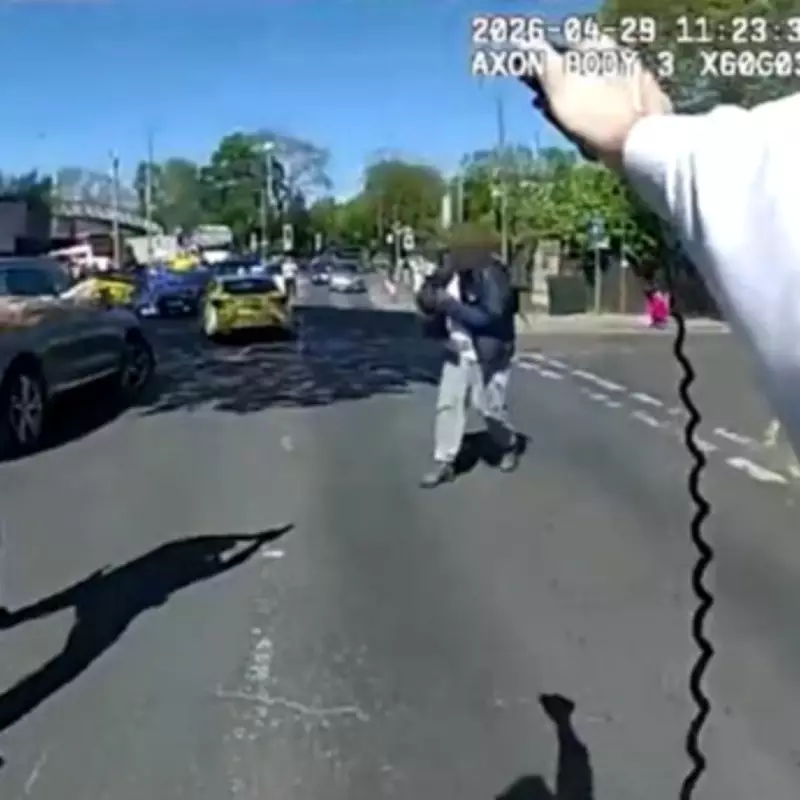 Met Police Release Body Cam Footage of Golders Green Terror Suspect Arrest