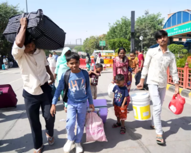 Migrant Workers Flee Delhi as Iran War Fuel Crisis Sparks Hunger and Desperation