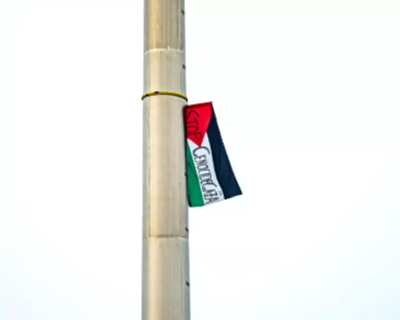 Palestinian Flag Remains Atop Dublin Spire for 7 Months as Removal Deemed Too Risky