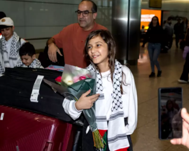 Palestinian Girl Loses Arm in Gaza Attack, Arrives in UK for Medical Treatment