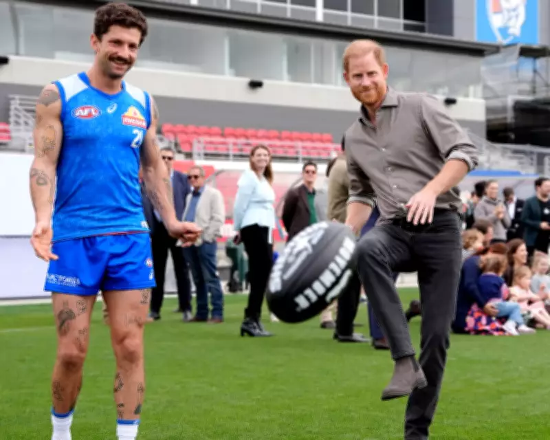 Prince Harry's Melbourne Visit Spotlights Men's Mental Health with AFL Stars