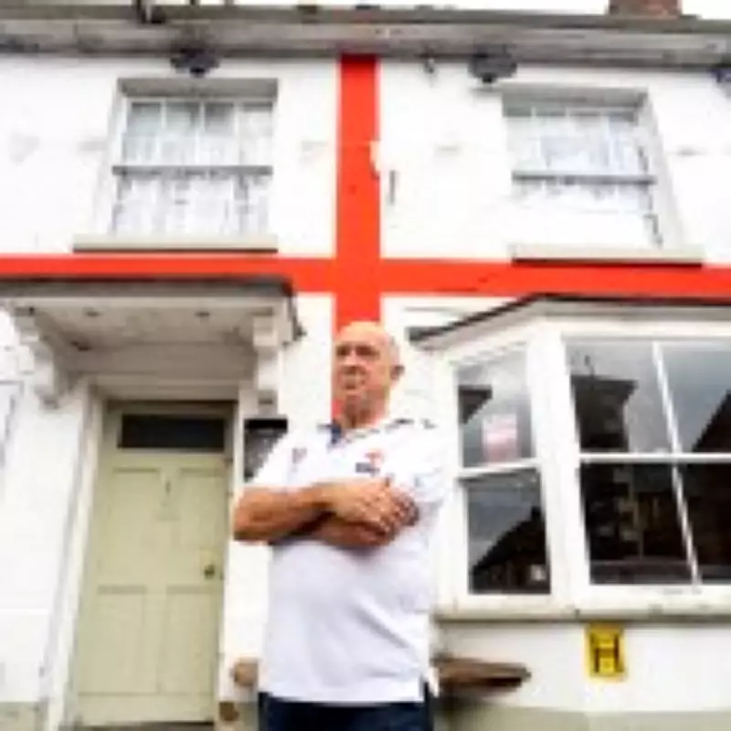 Pub Landlord Wins Battle to Keep Giant St George's Cross Outside His Wiltshire Pub