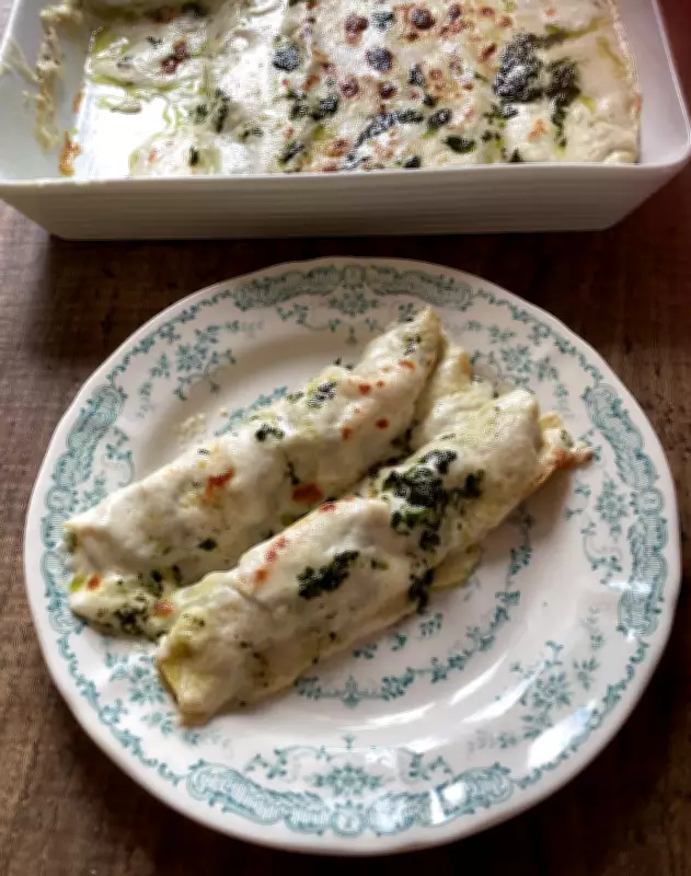 Rachel Roddy's Easter Cannelloni: A Festive Pasta Dish with Spinach and Peas