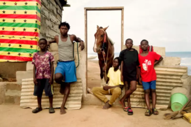 Ron Timehin's Ghanaian Portrait: A Majestic Horse and Community Pride