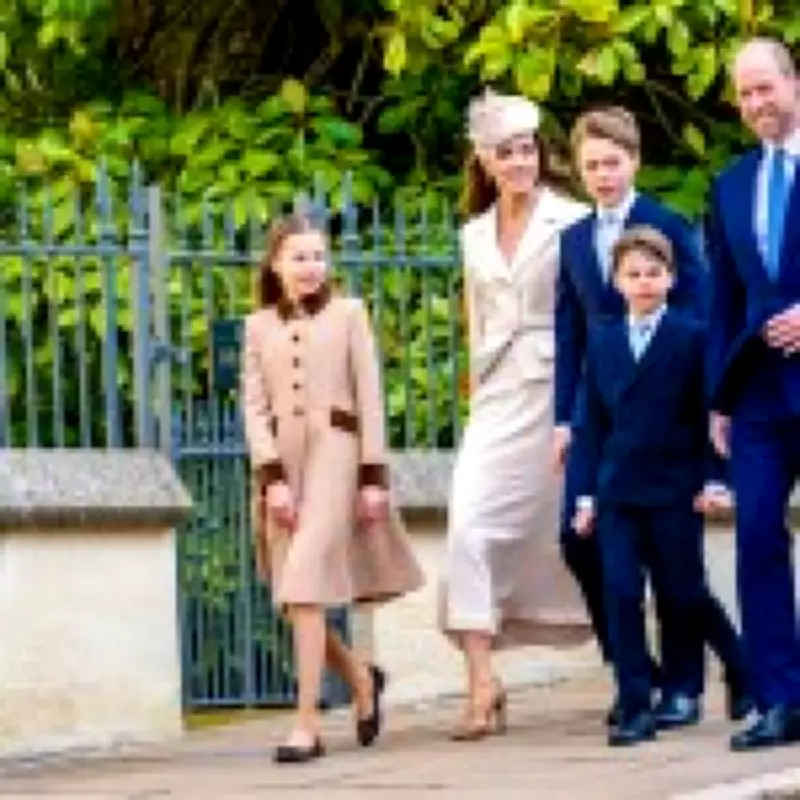 Royal Family Reunites for Easter Service with William and Kate's Return