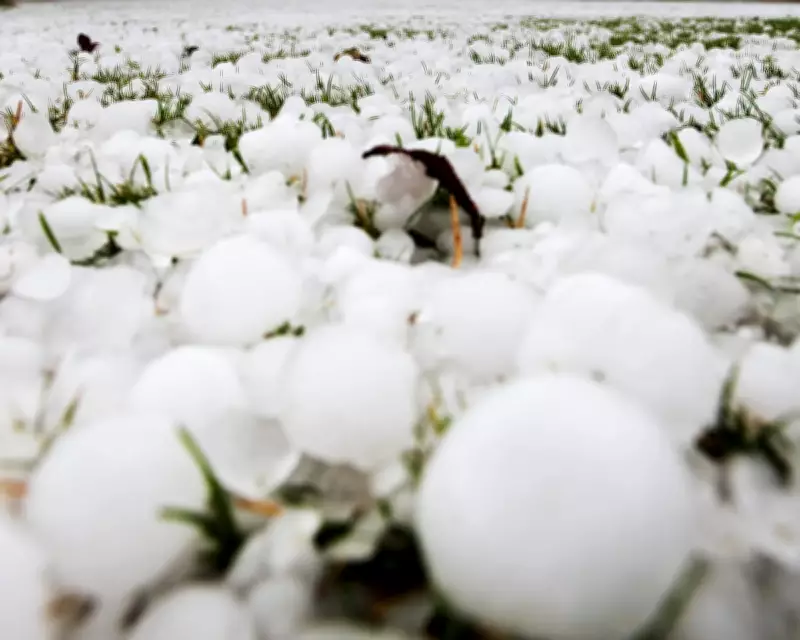 Severe Hailstorms Blanket Tunisia and Algeria, Baseball-Sized Hail Hits US