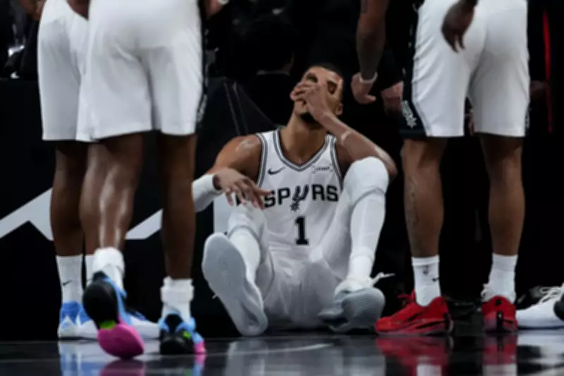 Spurs' Wembanyama Enters Concussion Protocol After Hard Fall in Playoff Game