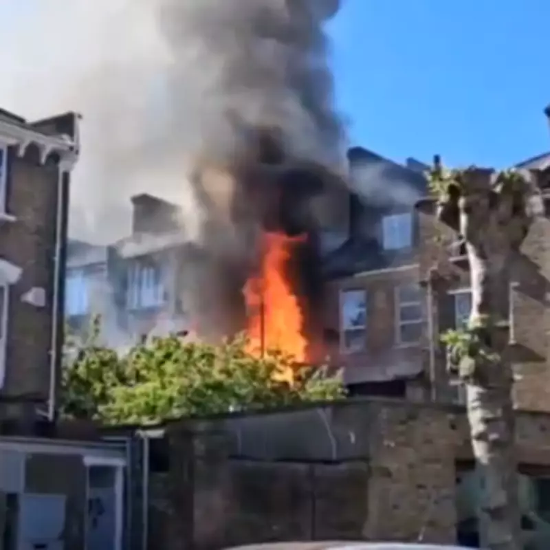 Stamford Hill Fire: 100 Firefighters Battle Huge Blaze on Cazenove Road