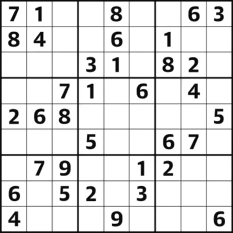 Sudoku 7284: A Gentle Puzzle for Daily Mental Exercise