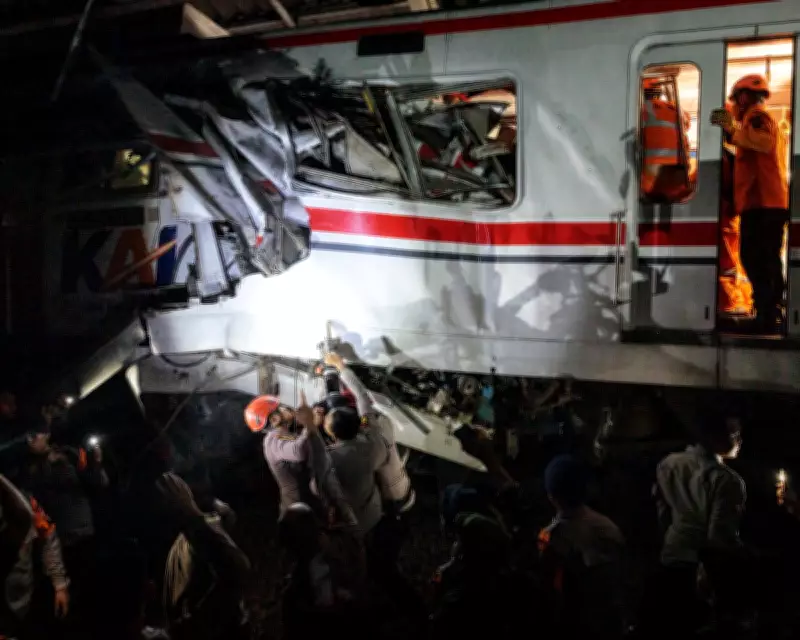 Train Collision in Indonesia Kills 14, Injures 81 Near Jakarta