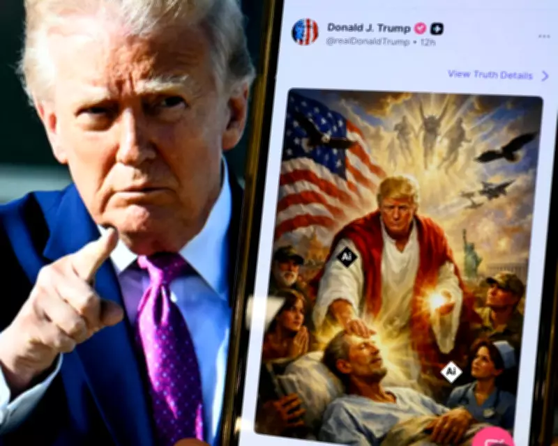 Trump's AI-Generated Self-Portraits as Jesus Spark Outrage and Debate
