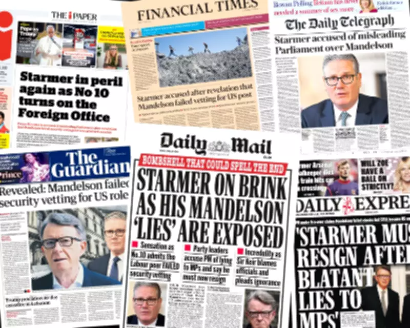 UK Papers: Starmer in Crisis Over Mandelson Vetting Scandal