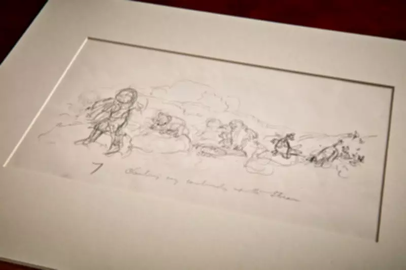 Unseen Winnie-the-Pooh Sketches Revealed for Book's 100th Anniversary