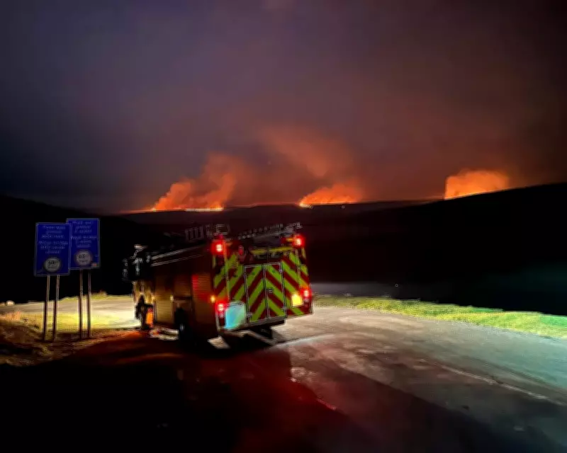 Wildfires Rage in Powys for Fifth Day as Firefighters Battle Blaze