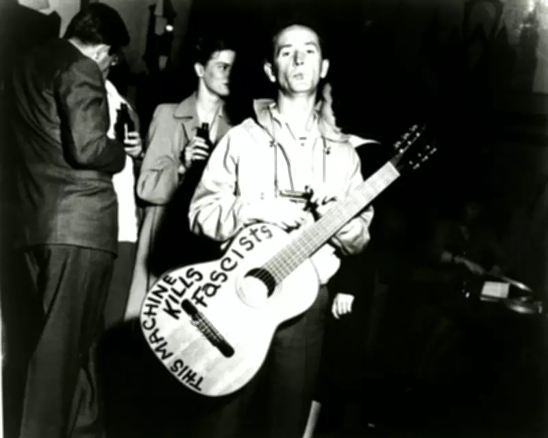 Woody Guthrie Exhibit at NYU Resonates with Anti-Fascist Protest in 2026