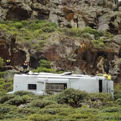 British Tourist Dies as Bus Plunges into Ravine in Canary Islands