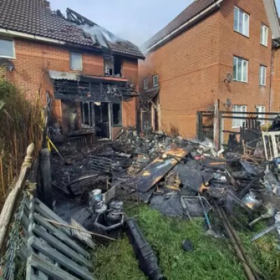 Cat Rescued as Fire Ravages Wallington Home, Blamed on Smoking