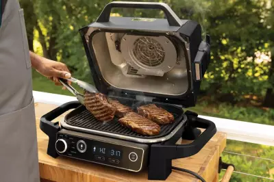Ninja Woodfire Electric BBQ with Air Fryer Now 24% Off at Amazon