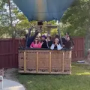 California Homeowner Finds Hot Air Balloon with 13 Passengers in Backyard