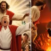 Iran Mocks Trump with AI Video of Jesus Casting Him into Hell