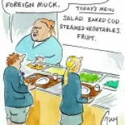 Metro Daily Cartoon by Guy Venables Sparks Debate on School Food Policies