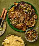 Moroccan Feast: Lamb Shoulder Méchoui and Tagine Pasta Recipes