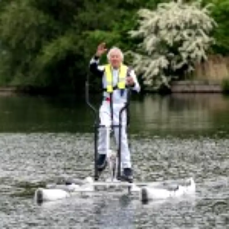 82-Year-Old Grandfather Breaks Two World Records in 24-Hour Water Marathon