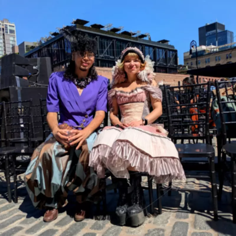 Activists Stage Fashion Show Protest Against Bezos and Amazon Before Met Gala