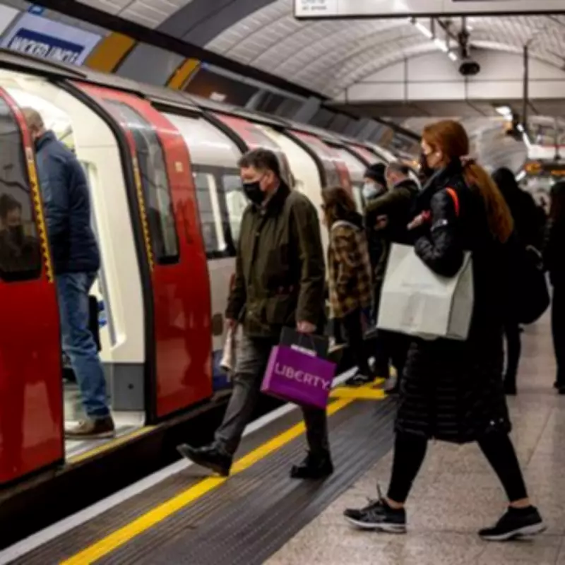 Aerial 'Tube Map' Reveals Underground Network from Plane Window