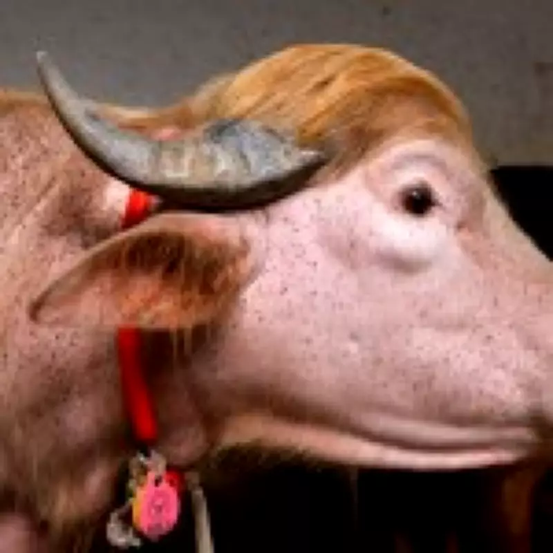 Albino Buffalo Named After Donald Trump Goes Viral in Bangladesh