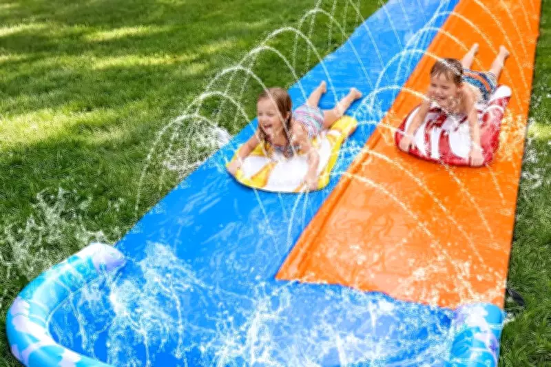 Amazon Slashes Giant 32ft Inflatable Water Slide to Under £40