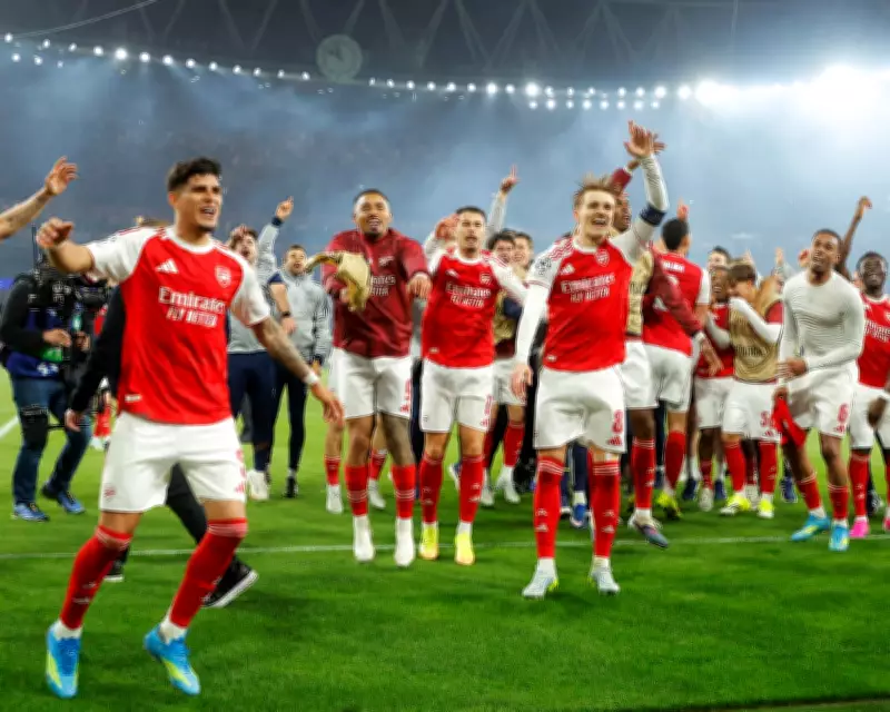 Arsenal's Champions League Win Sparks Celebration Police Debate