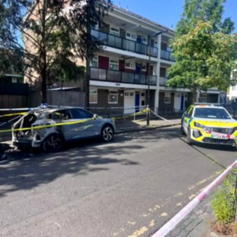 Arson Investigation After Three Cars Set Alight in Hackney